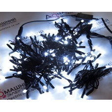 Гирлянда уличная бахрома черн провод 3м*0,7м 100 LED крист.бел. Гирлянда уличная бахрома черн провод 3м*0,7м 100 LED крист.бел.
